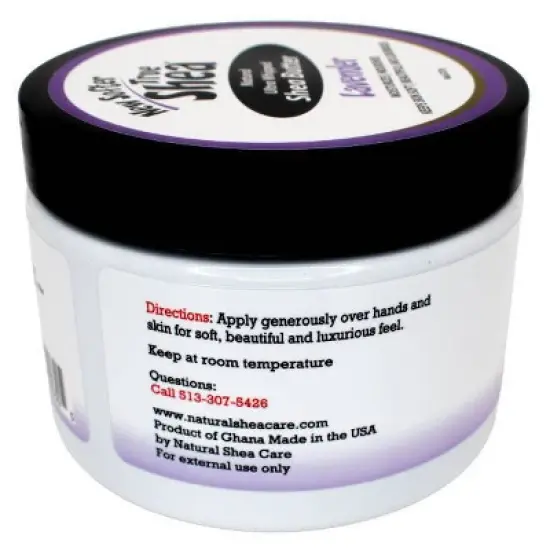 True Shea Natural Ultra Whipped Shea Butter - Lavender - 8oz image {2}