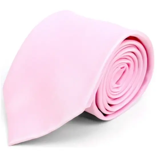 Men's Classic Solid Color Wedding Neck Tie image {38}