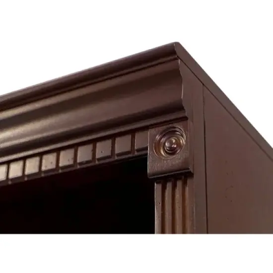 84" Huntington Club Wood Bookcase Cherry - Martin Furniture image {2}