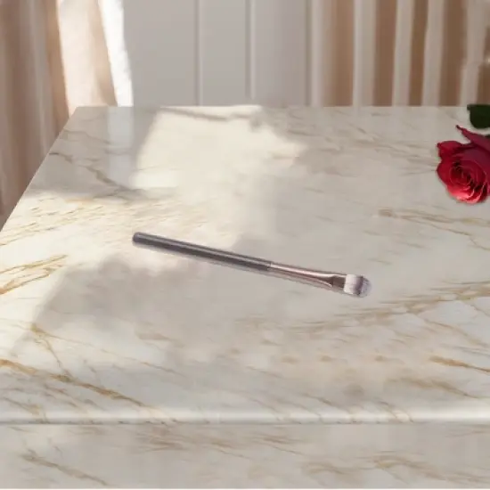 Unique Bargains Portable Concealer Brush Brown 1 Pc image {3}