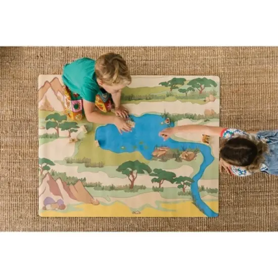The Freckled Frog Wilderness Floor Mat image {1}