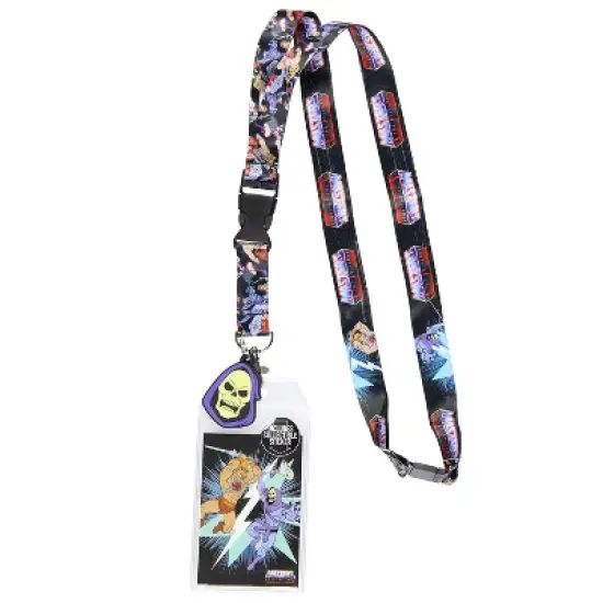 He-Man Lanyard Masters of The Universe ID Lanyard Badge Holder With Rubber Skeletor Charm image {5}