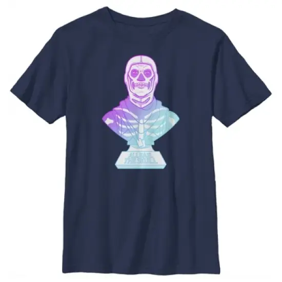Boy's Fortnite Skull Trooper All Hail Glow T-Shirt image {6}