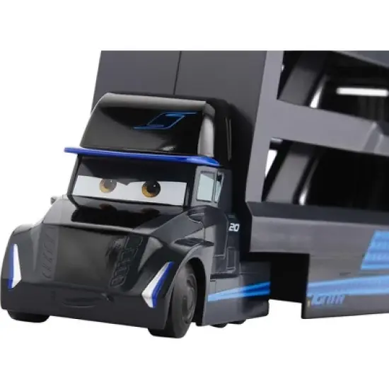 BLACK Disney Pixar Cars Minis Transporter with Vehicle image {5}