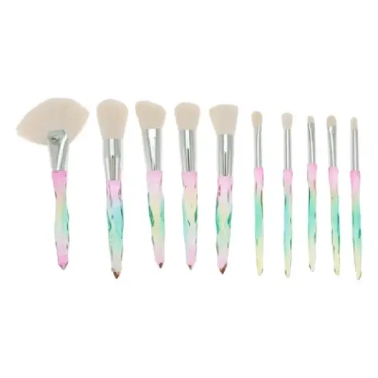 Unique Bargains Durable Lightweight Makeup Brush Set 10 Pcs image {8}