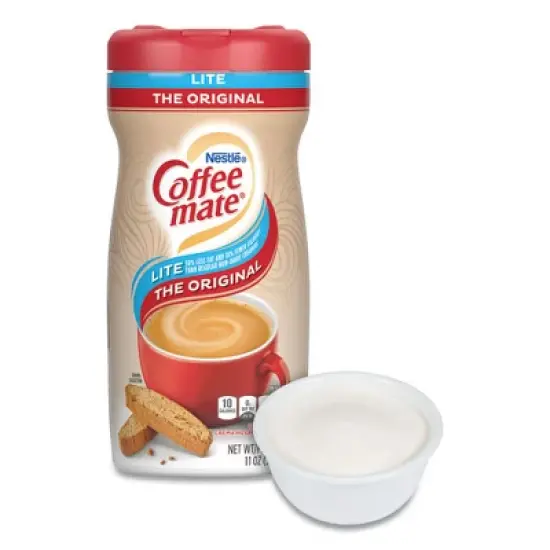 Coffee mate Original Lite Powdered Creamer, 11oz Canister image {2}