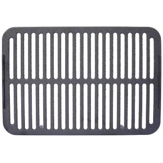Oval Cast Iron Grill Outdoor, Portable Charcoal Grill and Tabletop Cast Iron Skillet,100% Cast Iron, Enameled, Small Charcoal Grill,Hibachi Grill image {13}