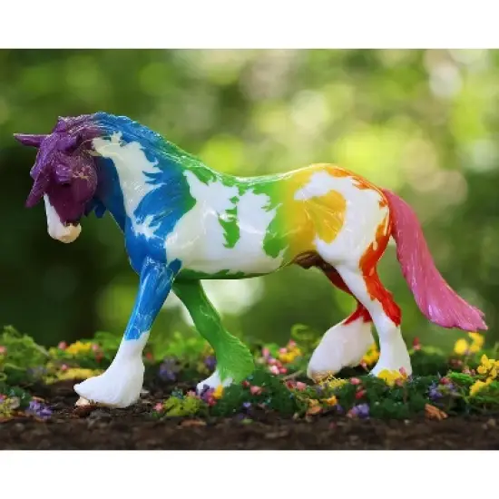 Breyer Animal Creations Breyer Traditional 1:9 Scale Model Horse | Equidae Rainbow Decorator image {1}