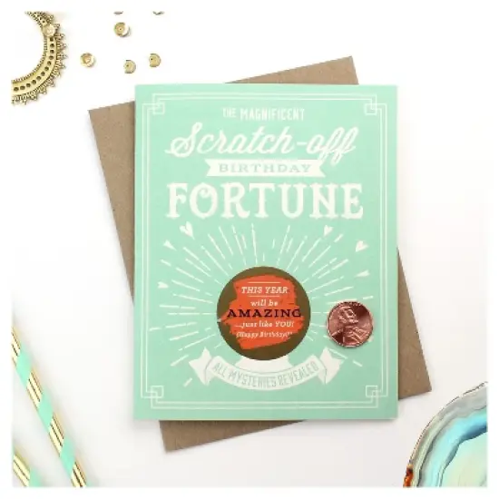 3ct Fortune Scratch-off Greeting Cards image {2}