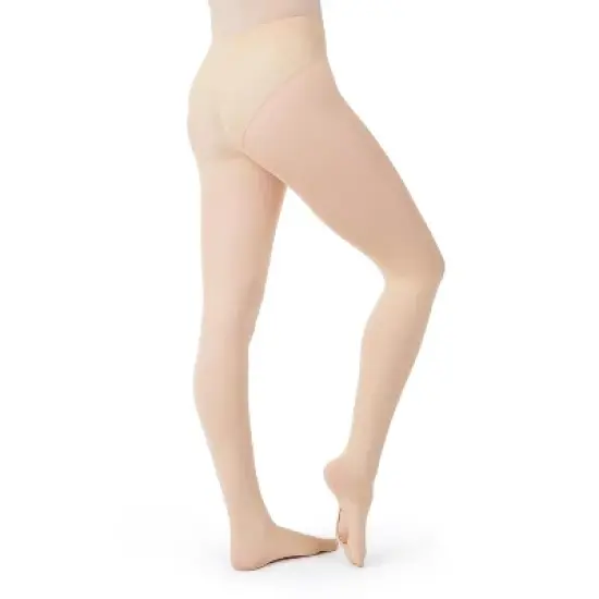 Capezio Ultra Soft Self Knit Waistband Transition Tight - Girls & Toddler image {13}