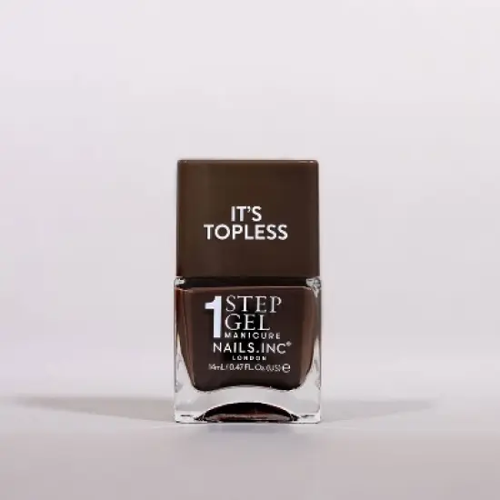 Nails.INC It&rsquo;s Topless, 4-in-1 Base Coat, Treatment, Color and Top Coat 1-Step Gel Nail Polish - 0.47 fl oz image {5}