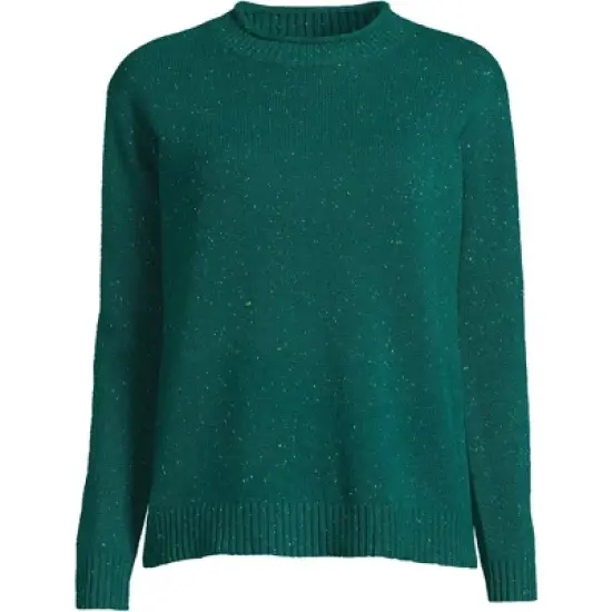 Lands' End Women's Cashmere Easy Fit Crew Neck Sweater image {4}