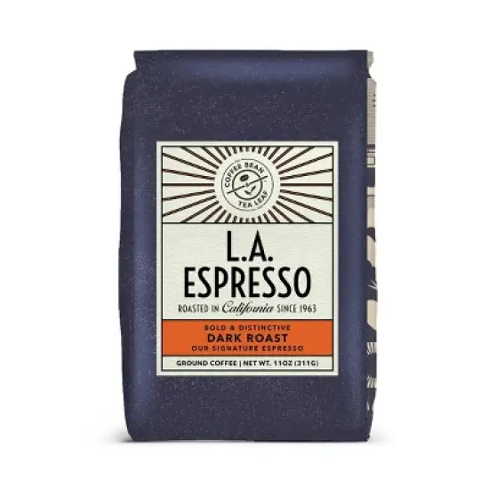 The Coffee Bean & Tea Leaf L.A. Espresso Blend Dark Roast Ground Coffee - 11oz image {4}