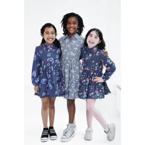 Disney Floral Chambray Dress image {4}