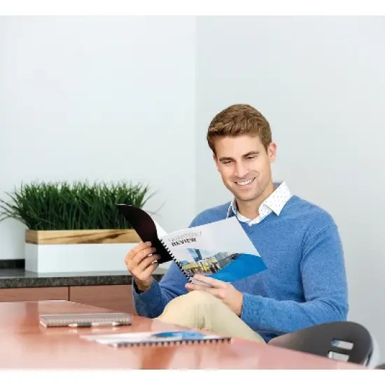 Fellowes Plastic Binding Spine 200 Sheets 50/Pack (52328) 804546 image {2}