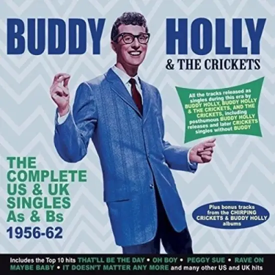 Buddy Holly & Crickets - Complete Us & Uk Singles As & Bs 1956-62 (CD) image {1}
