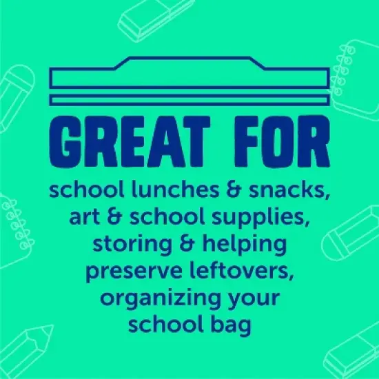 Ziploc Gallon Food Storage Bags - 38 ct - Target Exclusive Back to School Designs image {5}