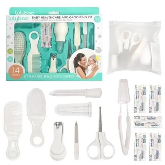 Lulyboo Baby Grooming Kit - 14pc - White image {8}