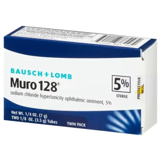 Bausch + Lomb Muro 128 Twin Pack Ointment 0.125 oz - 2 Tubes image {2}