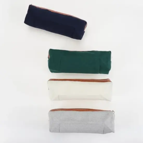 Unique Bargains Canvas Pencil Pen Case image {4}