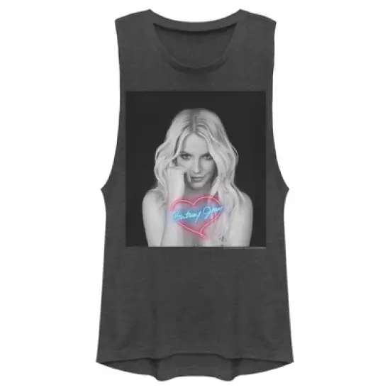 Junior's Britney Spears Jean Album Cover Festival Muscle Tee image {3}