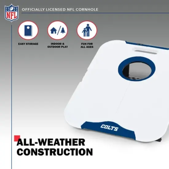 NFL Indianapolis Colts All-Weather Travel Cornhole Set image {2}