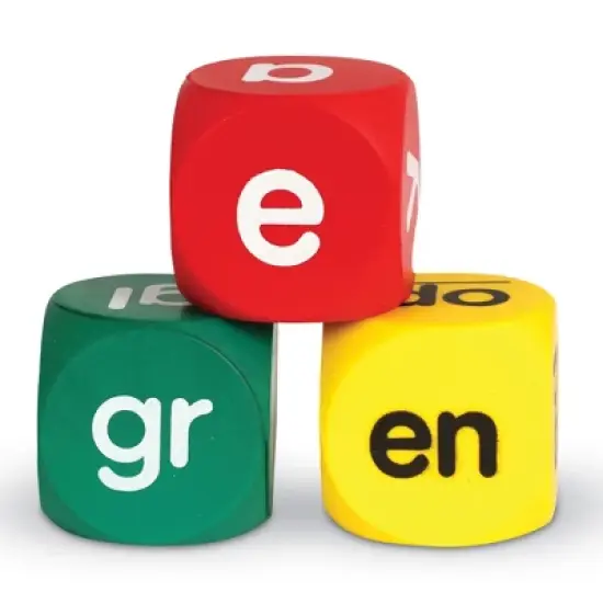Learning Resources Phonics Cubes Class Set, Set of 18, Ages 3+ image {1}