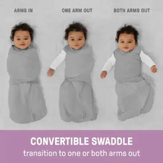 SwaddleMe by Ingenuity Arms Free Convertible Swaddle Wrap image {3}