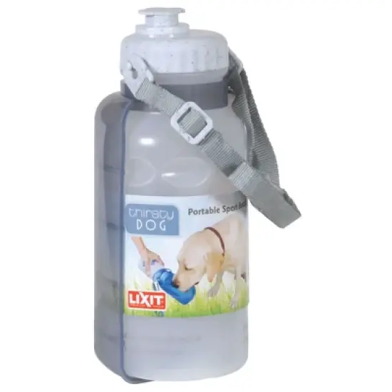 Lixit Thirsty Dog Portable Dog Water Bowl & Bottle image {2}
