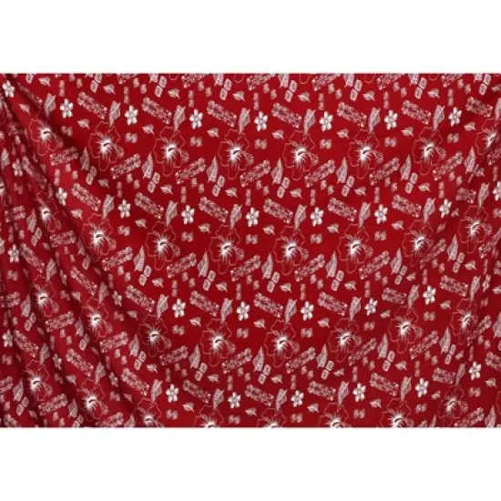 LA LEELA Men's Sarong Swim Bath Trunk Aloha Wraps One Size Red I634 image {1}