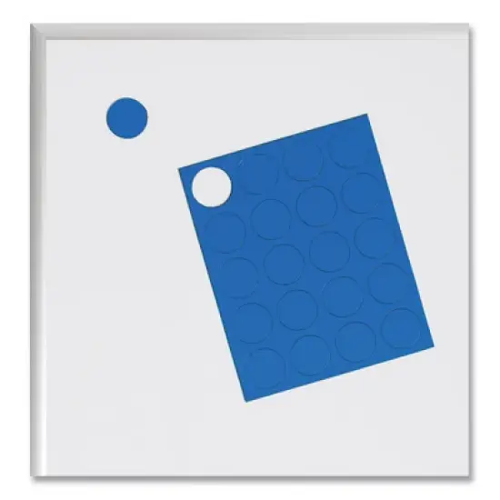 U Brands Heavy-Duty Board Magnets, Circles, 0.75" Diameter, Blue, 20/Pack image {4}