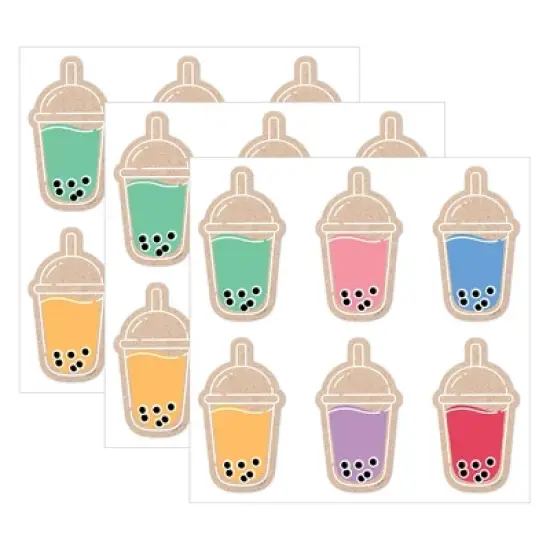 Creative Teaching Press&reg; Krafty Pop! Boba Cups 6" Designer Cut-Outs, 36 Per Pack, 3 Packs image {5}