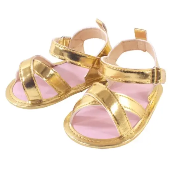 Little Treasure Baby Girl Cotton Bodysuit, Pant and Shoe 3pc Set, Anchor Necklace image {1}