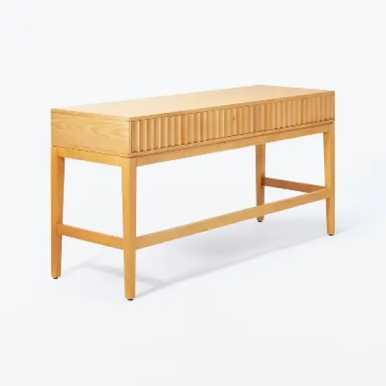 Thousand Oaks Wood Scalloped Desk - Threshold&trade; designed with Studio McGee image {3}