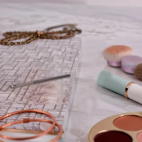 Unique Bargains Durable Eyeliner Brush Brown 1 Pc image {4}