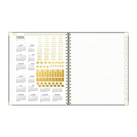 Day Designer 2024 Planner 8.5"x11" Weekly/Monthly Charcoal image {6}