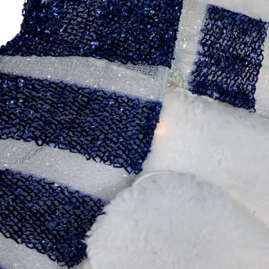 Northlight 41.25" Lighted Ice Skating Polar Bear and Penguin Outdoor Christmas Decoration image {4}