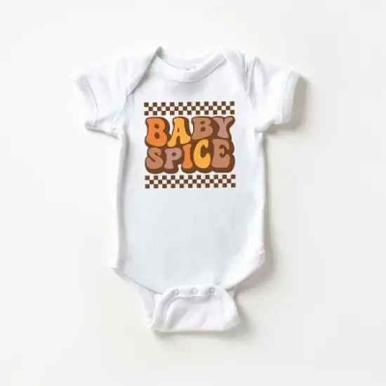 The Juniper Shop Baby Spice Checkered Baby Girl Bodysuit image {2}