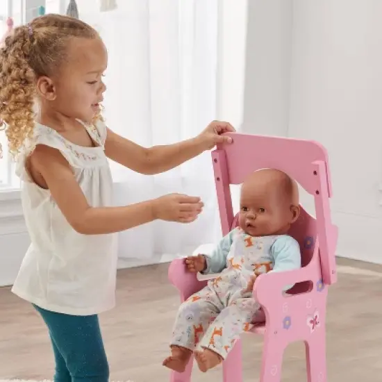 Badger Basket Blossoms & Butterflies Doll High Chair image {2}