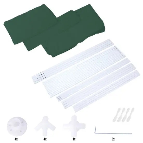 Gulches 10'x10' Heavy Duty Outdoor Party Tent Gazebo with 4 Removable Walls, Perfect for Weddings and Events, Green image {1}