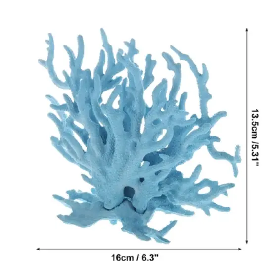 Unique Bargains Coral Reef Decor Mini Faux Coral Decor for Aquarium Decorations 6.3"x5.31" image {3}
