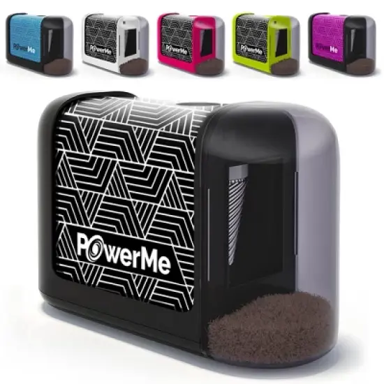 PowerMe Electric Pencil Sharpener - Battery Powered For Colored Pencils, Ideal For No. 2 image {8}
