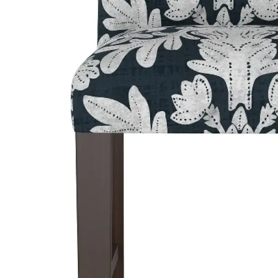 Alex Camel Back Counter Height Barstool in Velvet - Skyline Furniture image {4}