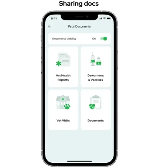 Global Pet Security QR Code Pet Collar ID Tag with Mobile App including Microchip Registration and Medical Records Sharing image {5}