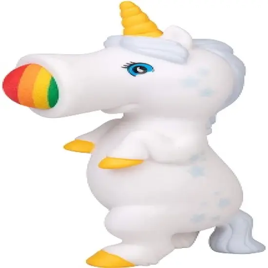 Hog Wild White Unicorn Popper Toy, Shoots Foam Balls! image {2}