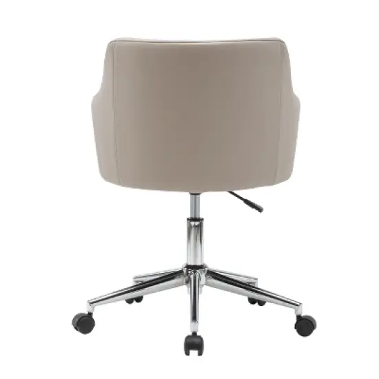 Comfy and Classy Home Office Chair- Beige- Techni Mobili image {3}