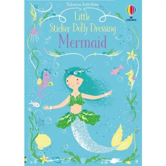 Little Sticker Dolly Dressing Mermaid - by  Fiona Watt (Paperback) image {2}
