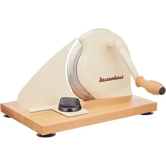 Zassenhaus Manual Bread Slicer, Hand Crank Home Bread Slicer, 11.75" x 8" image {5}