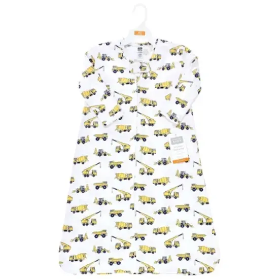 Hudson Baby Long Sleeve Cotton Jersey Sleeping Bag, Sack, Blanket, Construction image {1}