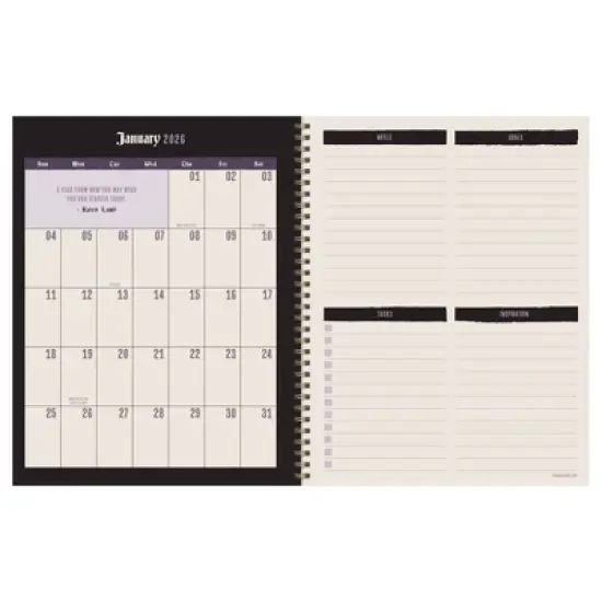 TF Publishing July 2025 - June 2026 Garden of Green Large Weekly Monthly Planner image {1}